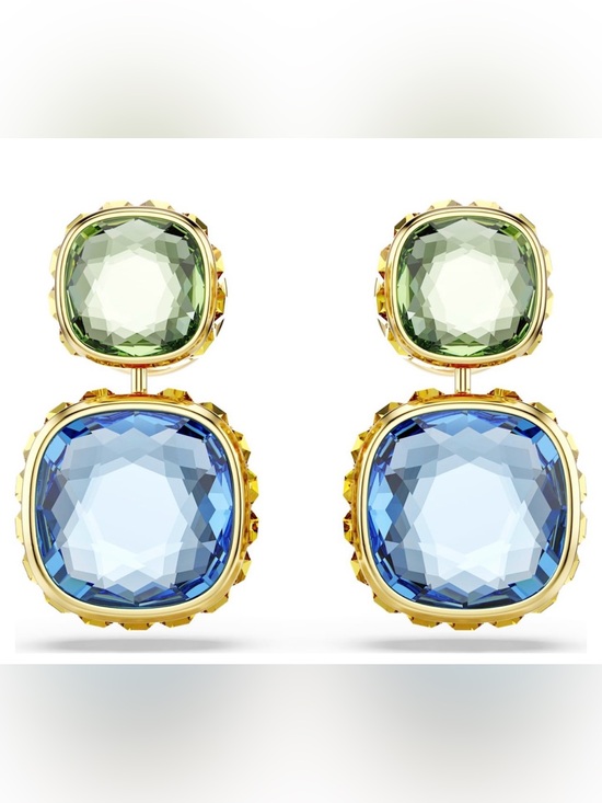 Swarovski Jewelry - Swarovski Chroma reversible crystal earrings BNIB so versatile swan logo & tags